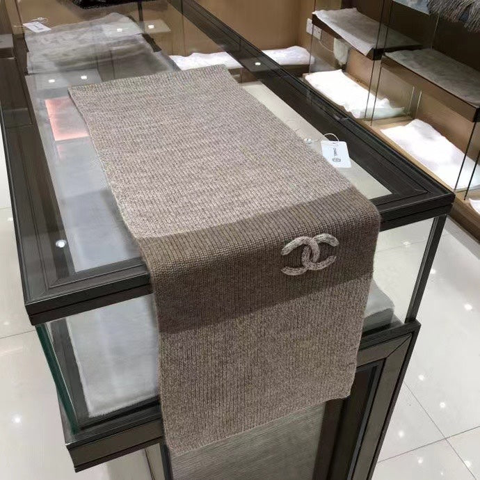 CC Scarf 200 CM In Brown Cashmere 416774 mysite