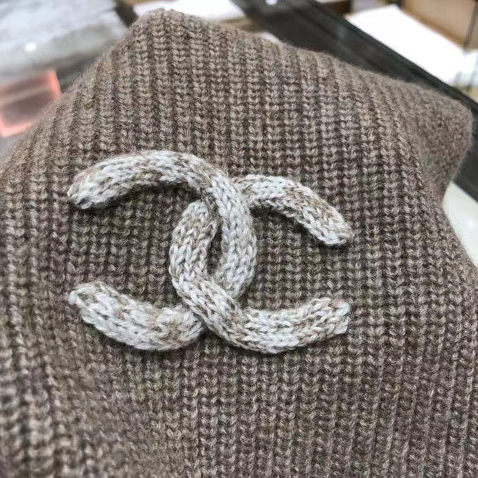 CC Scarf 200 CM In Brown Cashmere 416774 mysite