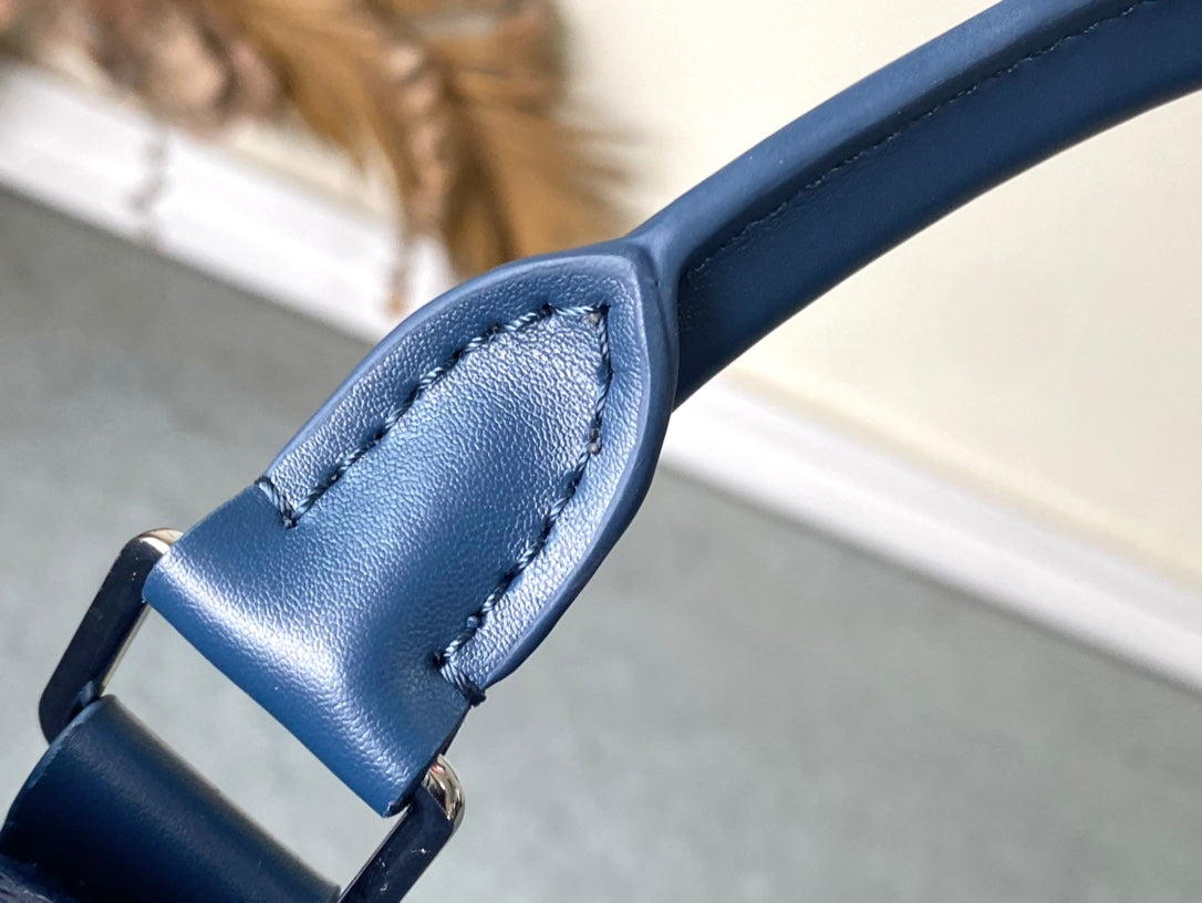 KEEPALL BANDOULIÈRE 55 IN NAVY GREEN MONOGRAM GRADIENT CANVAS mysite