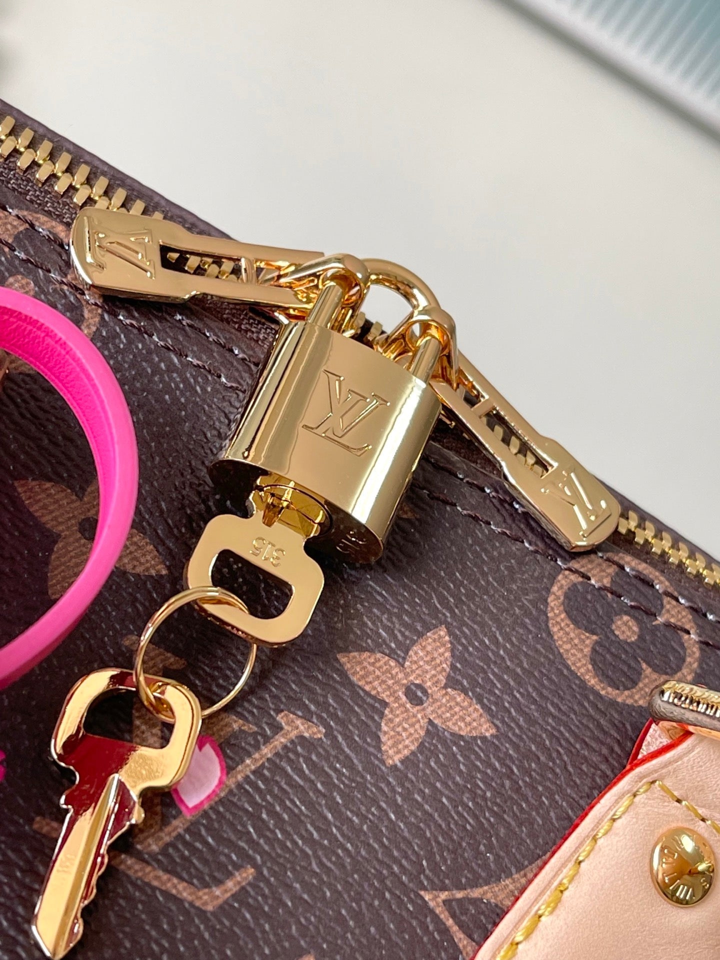 LV x TM Speedy Bandouliere 25cm Sakura Brown Cherry Blossom Monogram Canvas mysite