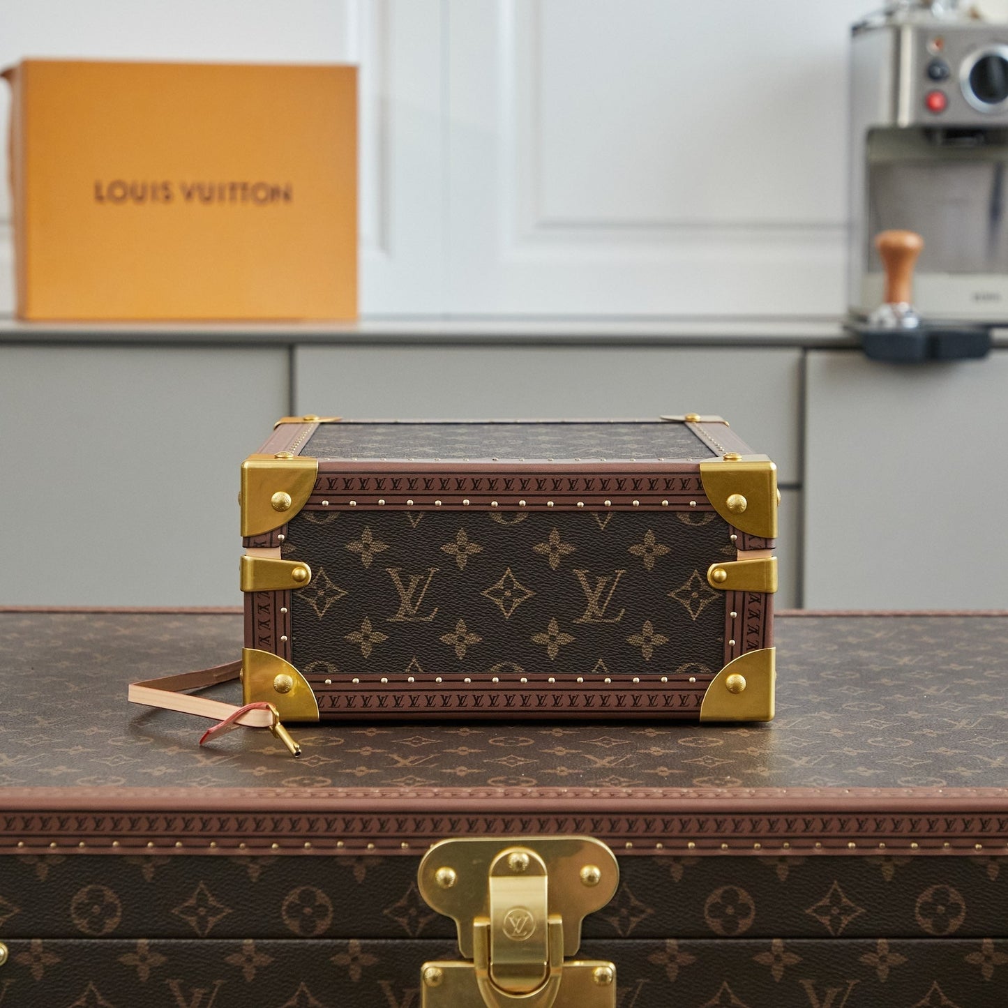 COFFRET JOAILLERIE 24 IN DARK BROWN MONOGRAM CANVAS GOLD HARDWARE mysite