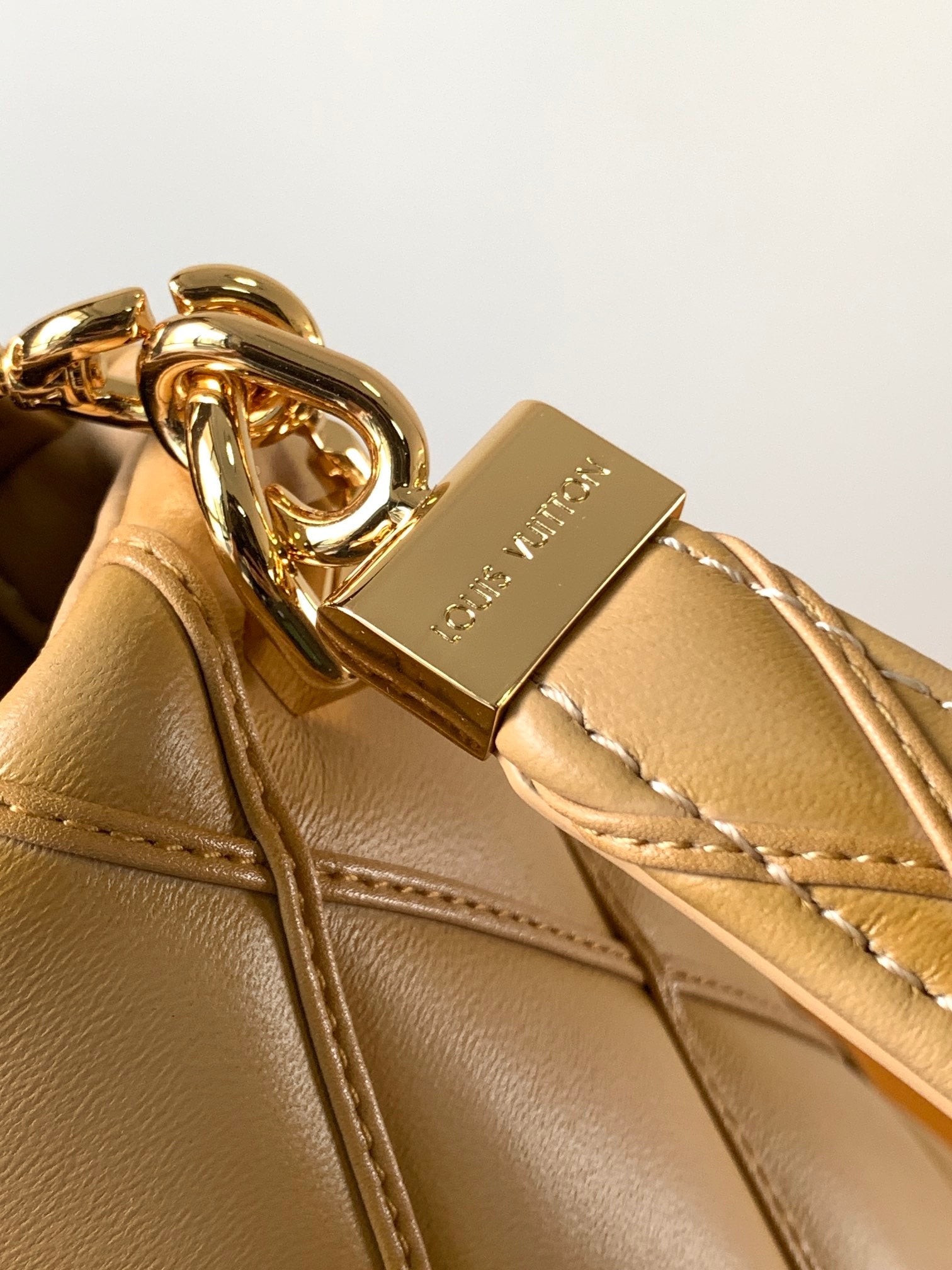 LV GO-14 MM 23cm Light Brown Lambskin GHW mysite