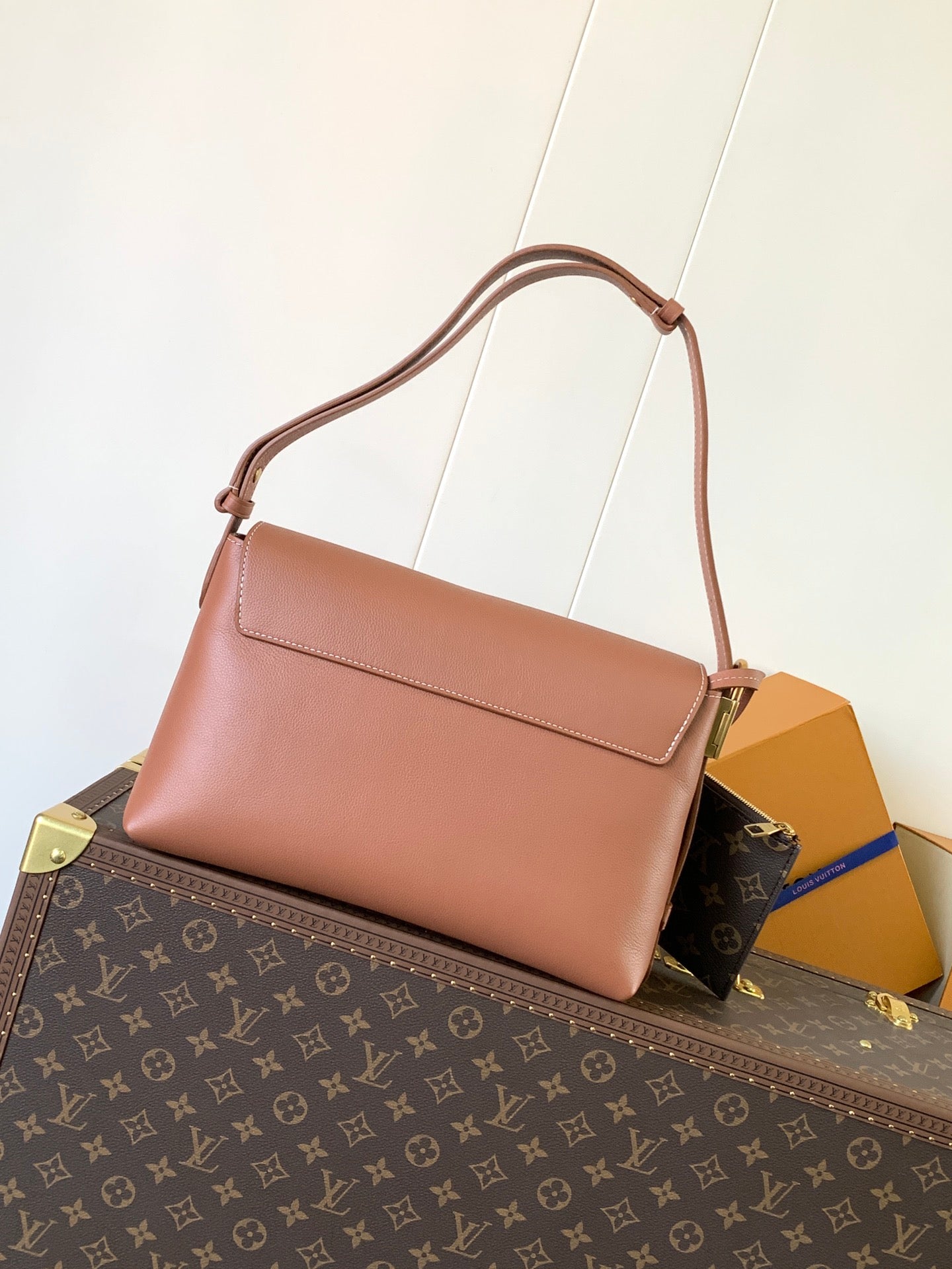 LV Low Key Messenger 30cm Cognac Brown Calfskin GHW mysite