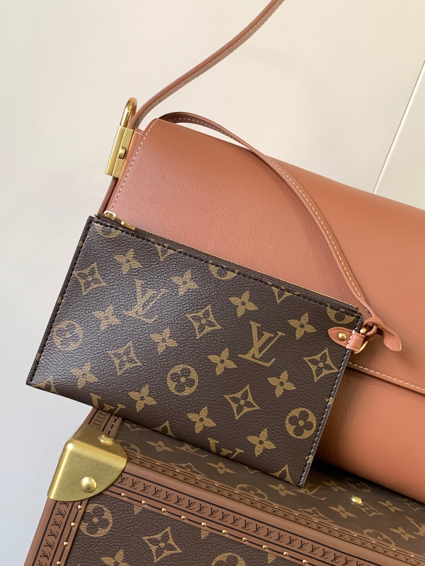 LV Low Key Messenger 30cm Cognac Brown Calfskin GHW mysite