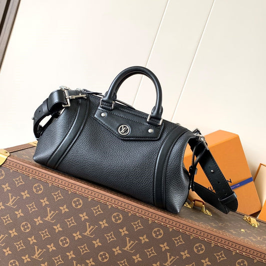 LV Nano LV Biker 38cm Black Sheepskin & Cowhide Metal mysite