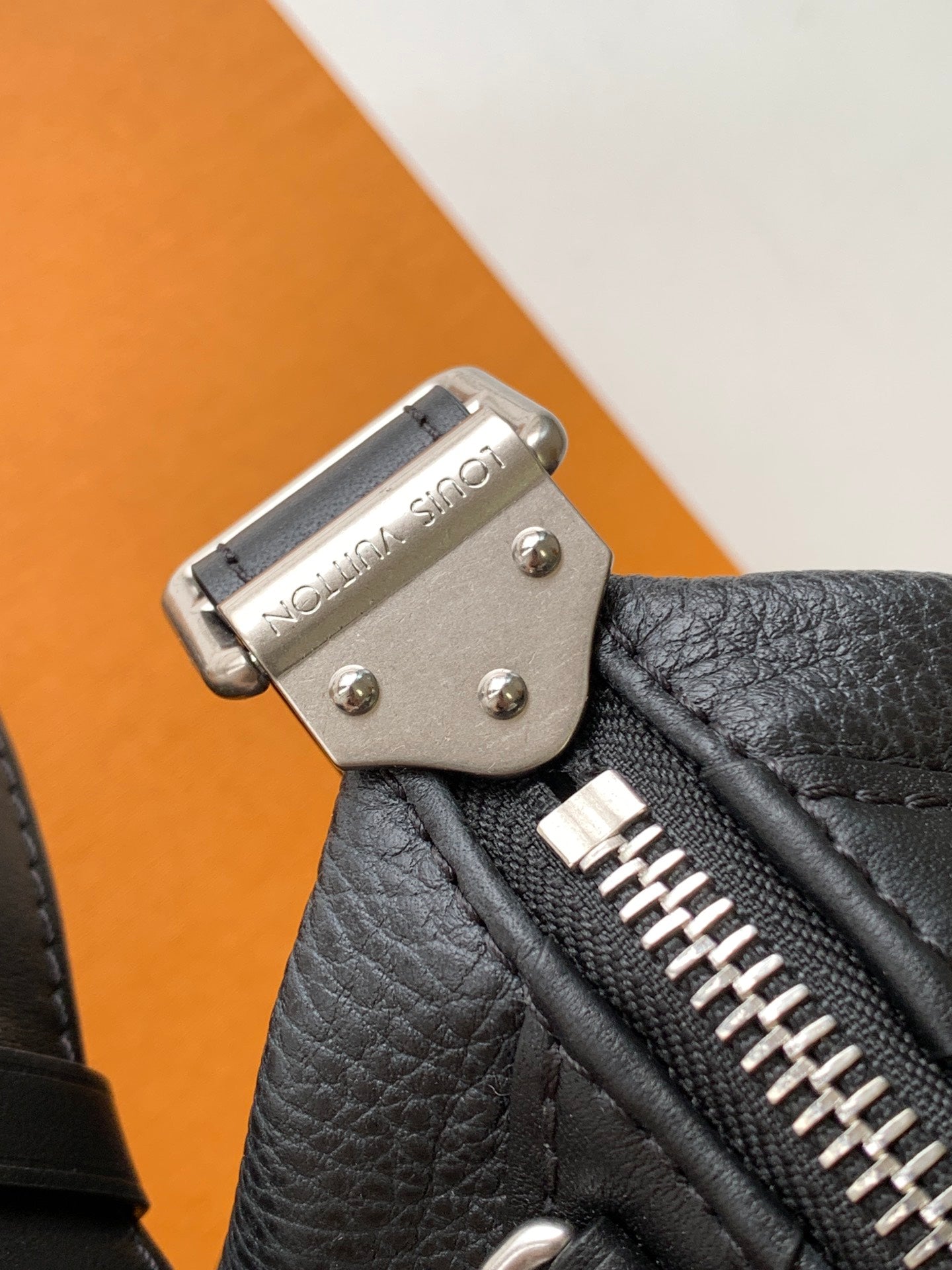 LV Nano LV Biker 30cm Black Sheepskin & Cowhide Metal mysite