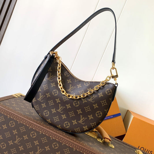 LV Cookie BB Bag 28.5cm Brown Monogram Canvas & Cowhide GHW mysite