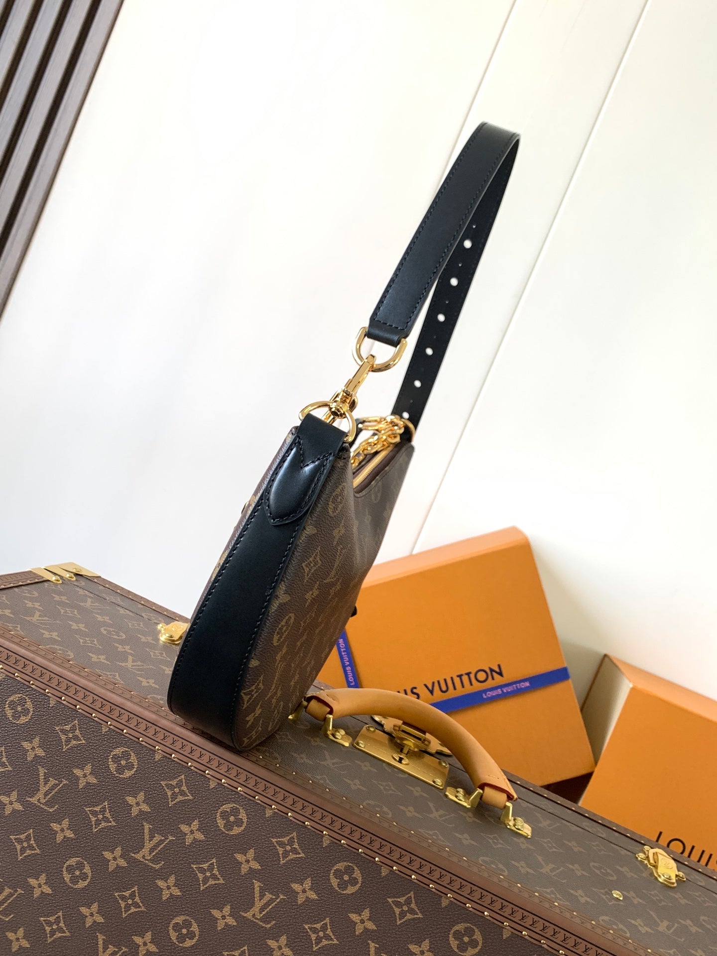 LV Cookie BB Bag 28.5cm Brown Monogram Canvas & Cowhide GHW mysite