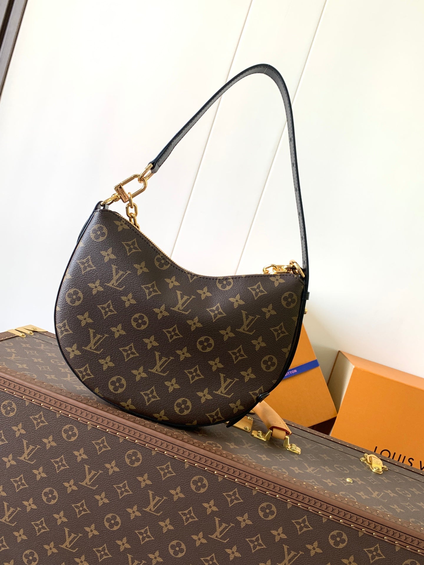 LV Cookie BB Bag 28.5cm Brown Monogram Canvas & Cowhide GHW mysite