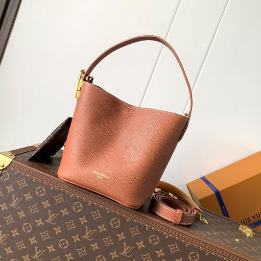 LV Low Key All In BB 16cm Brown Cowhide GHW mysite