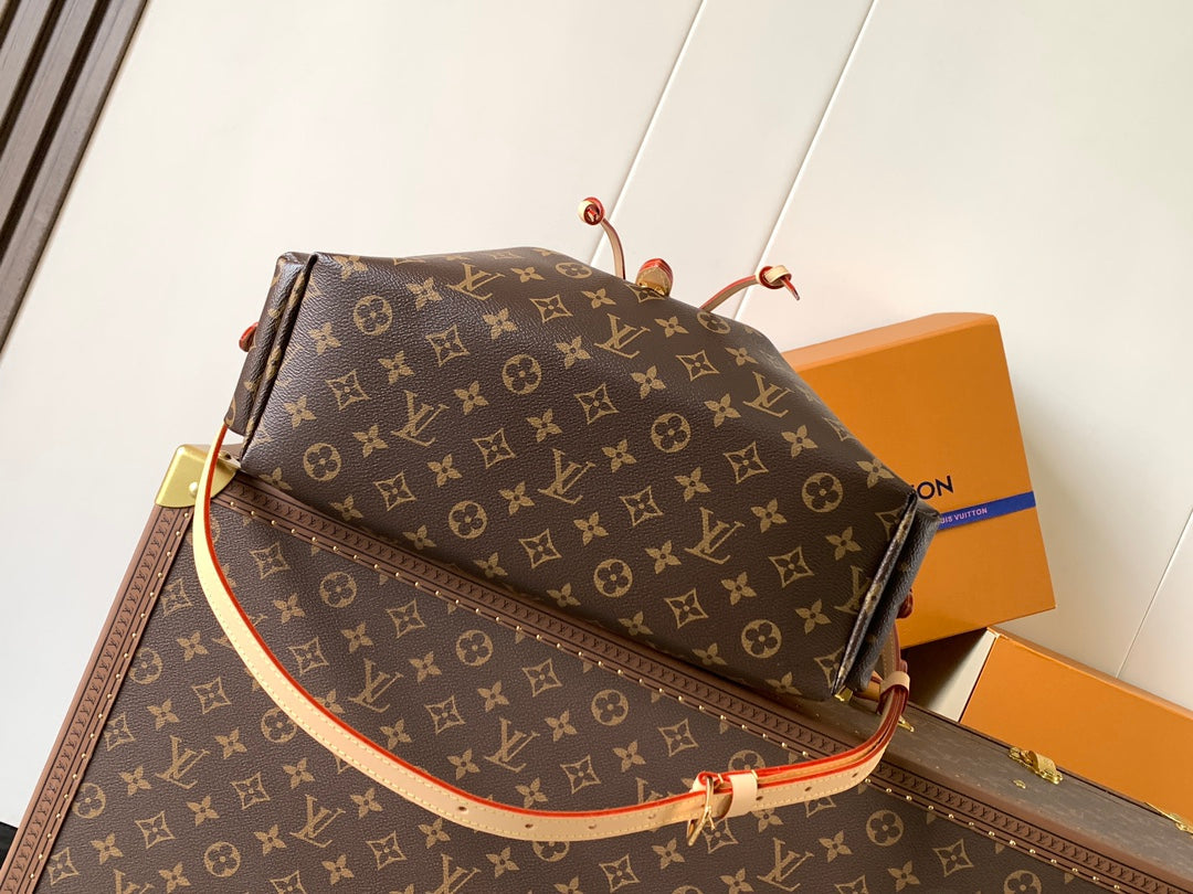 LV Odyssee MM 36cm Brown Beige Monogram Canvas & Cowhide mysite