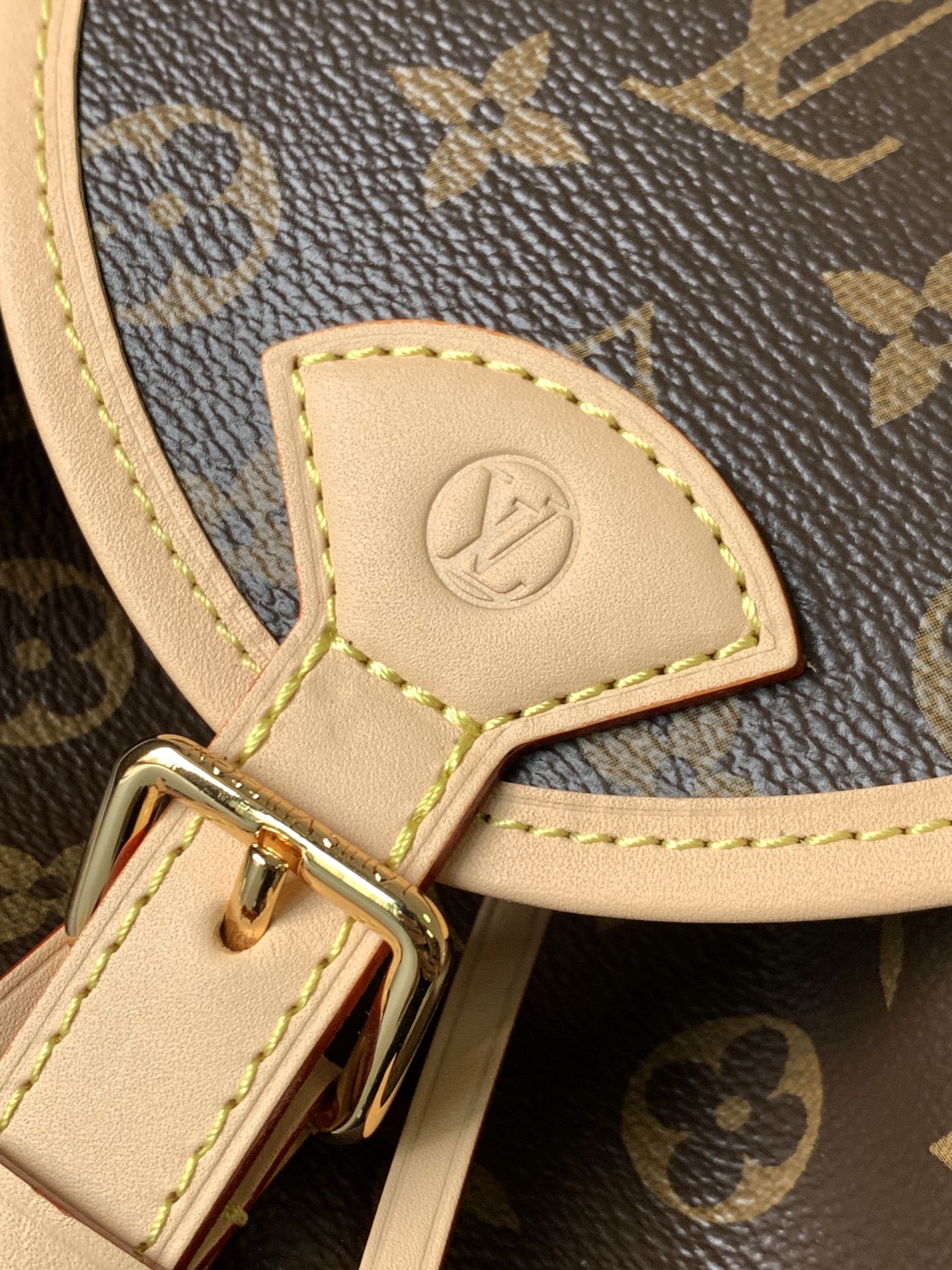 LV Odyssee MM 36cm Brown Beige Monogram Canvas & Cowhide mysite