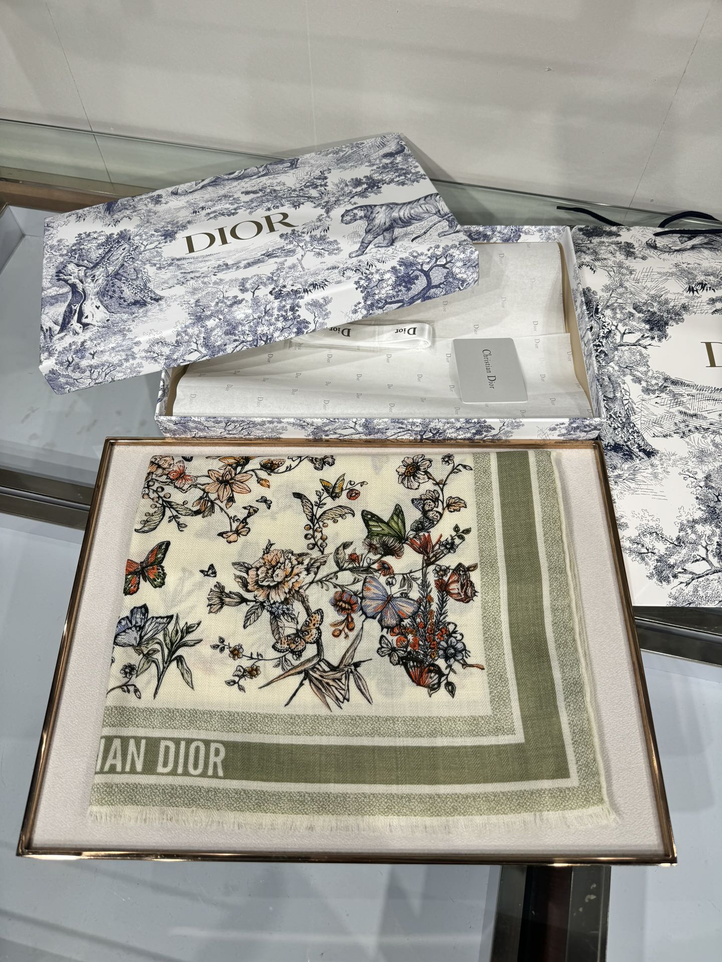 SCARF 180 CM IN COLORFUL CASHMERE AND SILK 408422 mysite