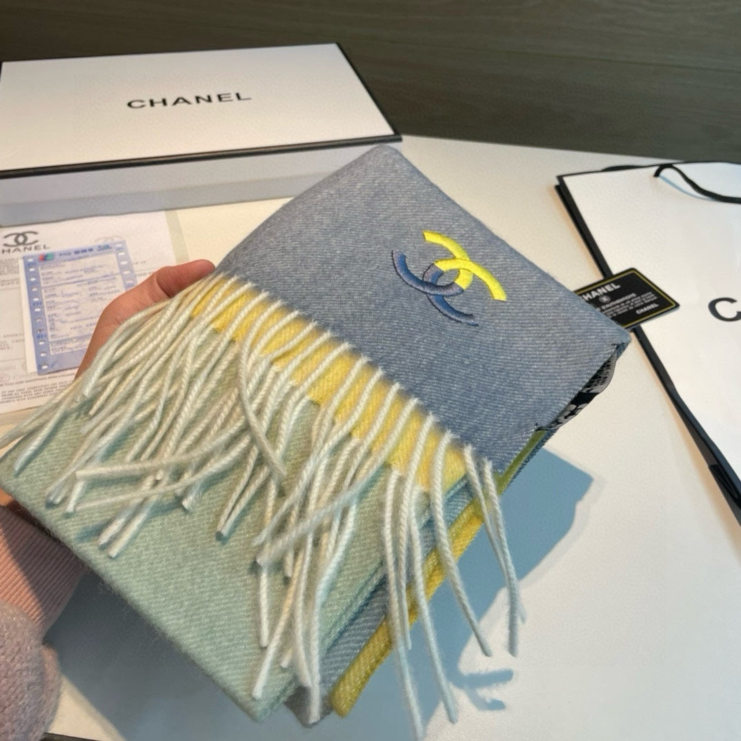 SCARF 180 CM IN COLORFUL CASHMERE 387914 mysite