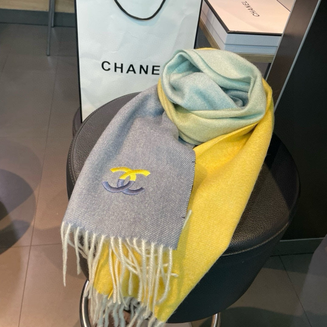 SCARF 180 CM IN COLORFUL CASHMERE 387914 mysite