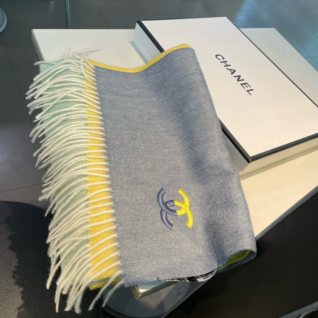 SCARF 180 CM IN COLORFUL CASHMERE 387914 mysite