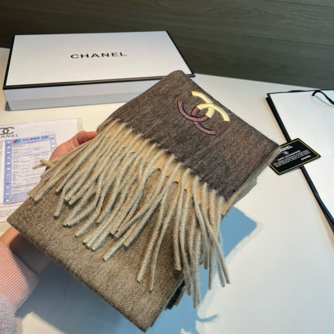 SCARF 180 CM IN COLORFUL CASHMERE 387915 mysite