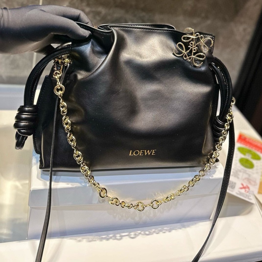 MEDIUM FLAMENCO PURSE 29 IN BLACK NAPPA LAMBSKIN mysite