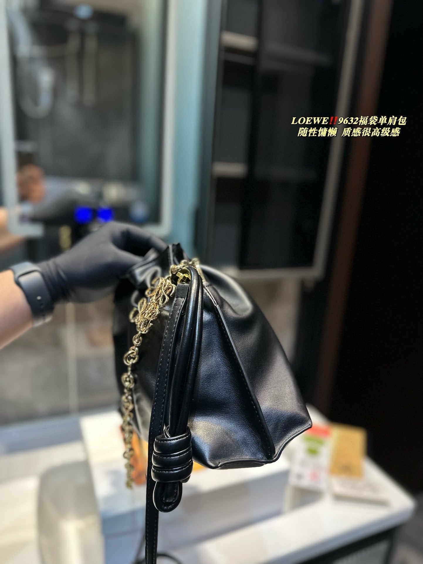 MEDIUM FLAMENCO PURSE 29 IN BLACK NAPPA LAMBSKIN mysite