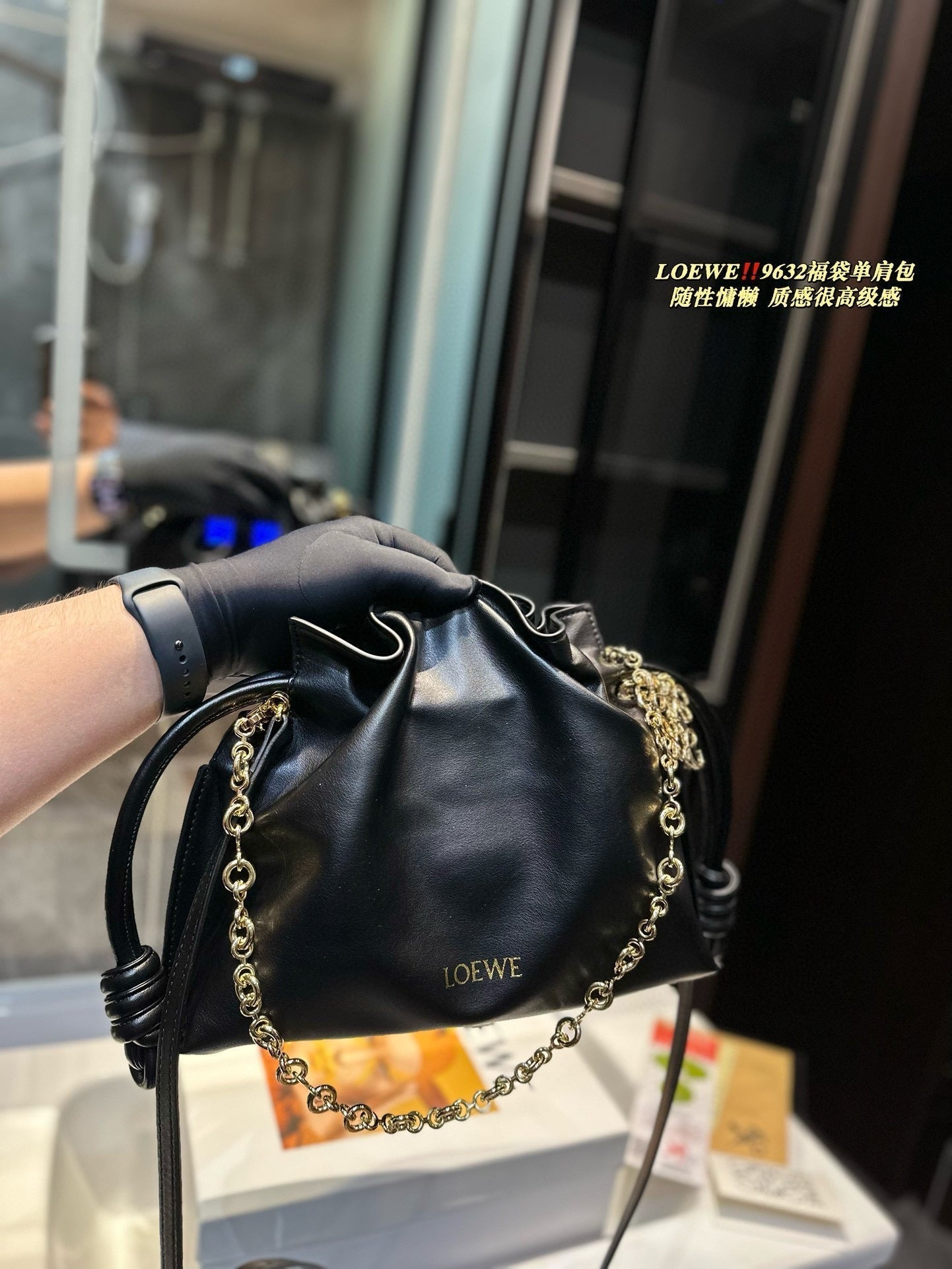 MEDIUM FLAMENCO PURSE 29 IN BLACK NAPPA LAMBSKIN mysite