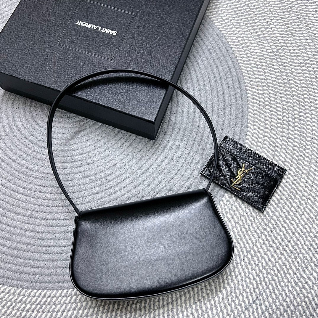 VOLTAIRE IN BOX 21 IN BLACK CALFSKIN GOLD LOGO mysite
