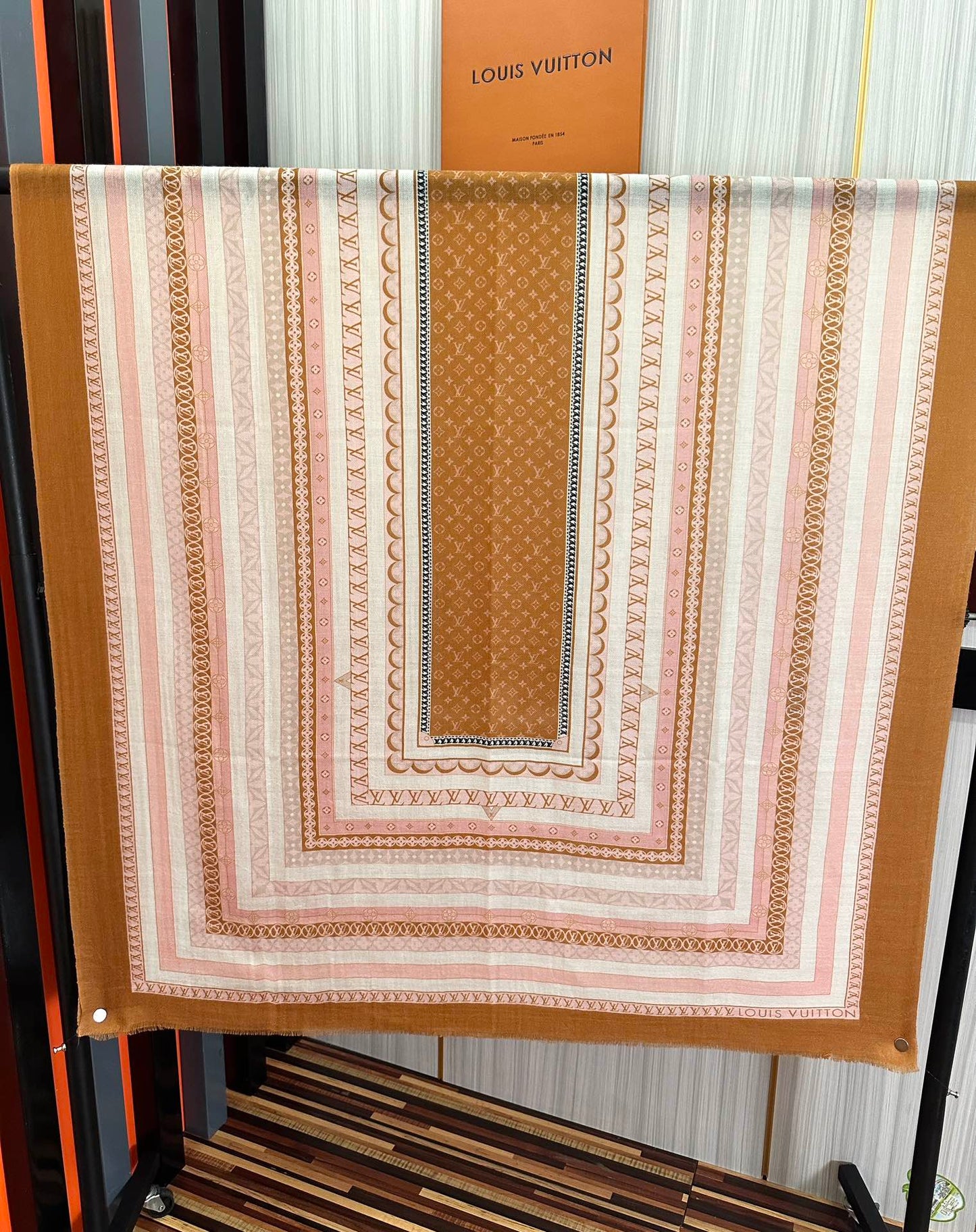 SCARF 200 CM IN COLORFUL CASHMERE 394891 mysite