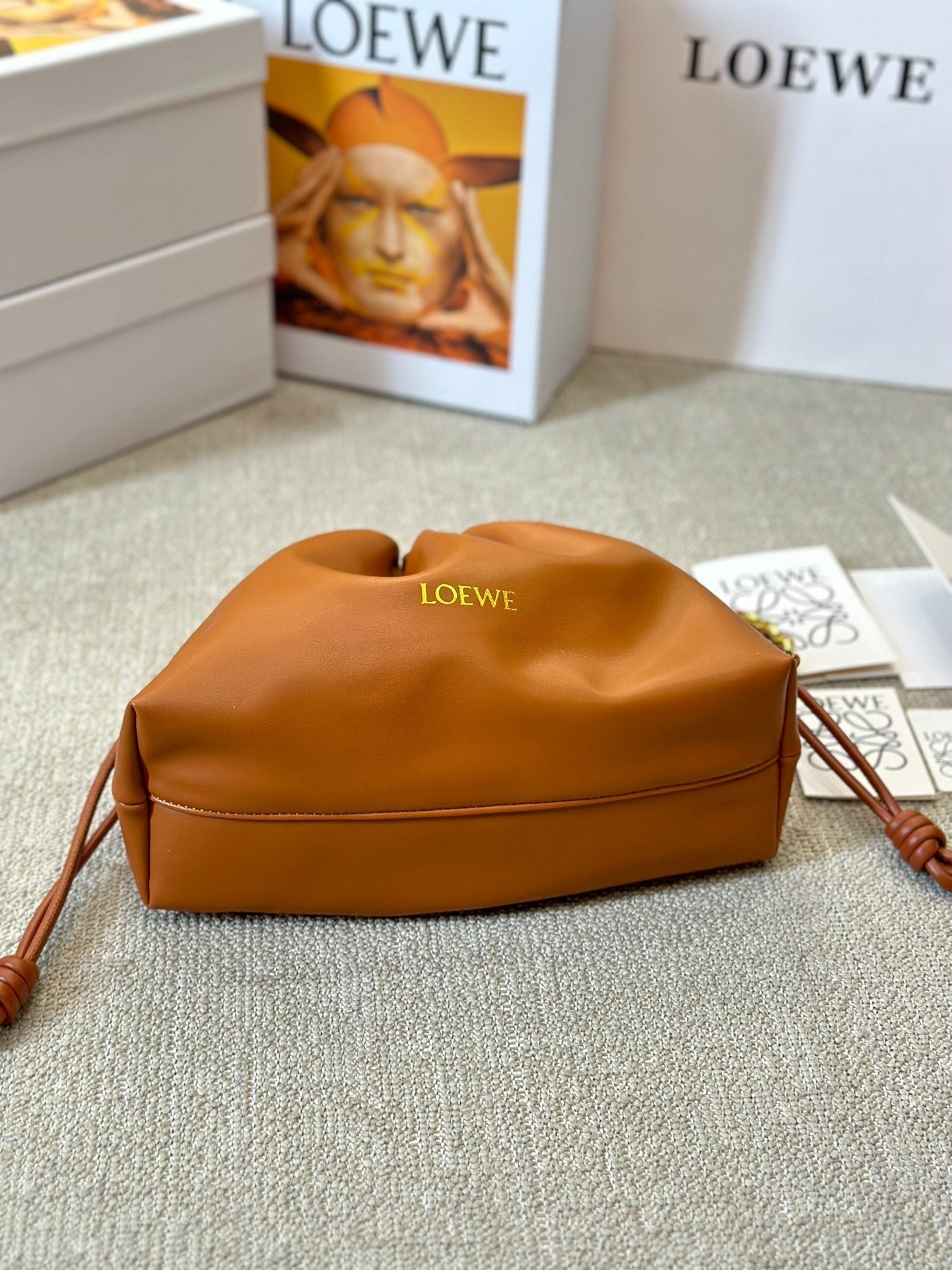 LOE SMALL 23 FLAMENCO PURSE IN WARM DESERT NAPPA LAMBSKIN mysite