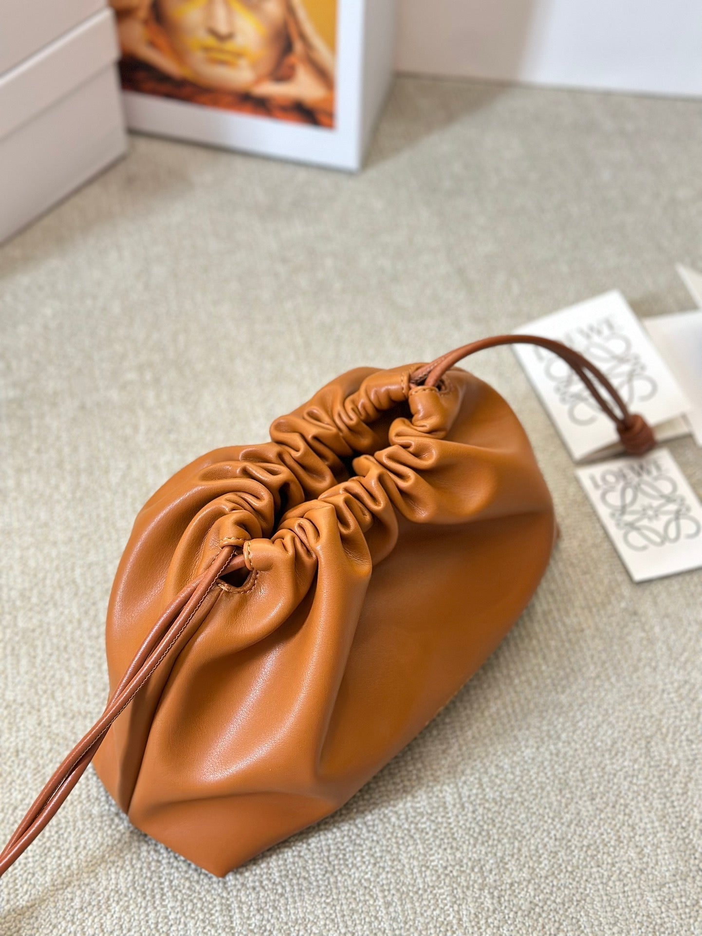 LOE SMALL 23 FLAMENCO PURSE IN WARM DESERT NAPPA LAMBSKIN mysite