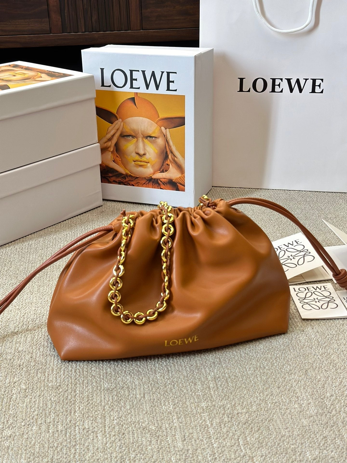 LOE SMALL 23 FLAMENCO PURSE IN WARM DESERT NAPPA LAMBSKIN mysite