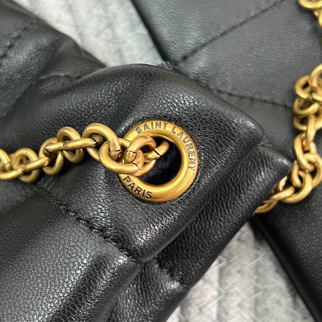 JAMIE POCHON 38 IN BLACK LAMBSKIN GOLD HARDWARE mysite