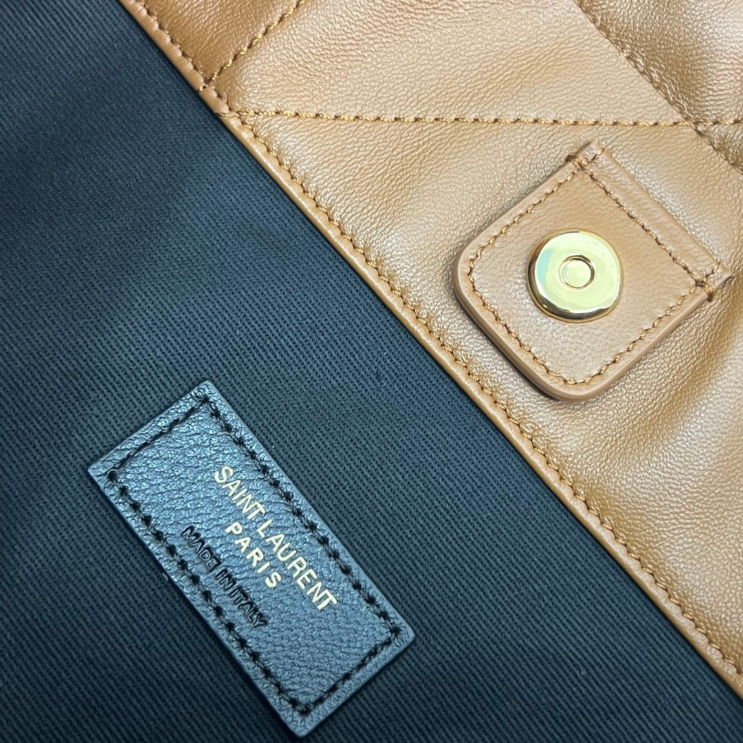 JAMIE POCHON 33 IN BRONZE BROWN LAMBSKIN GOLD HARDWARE mysite