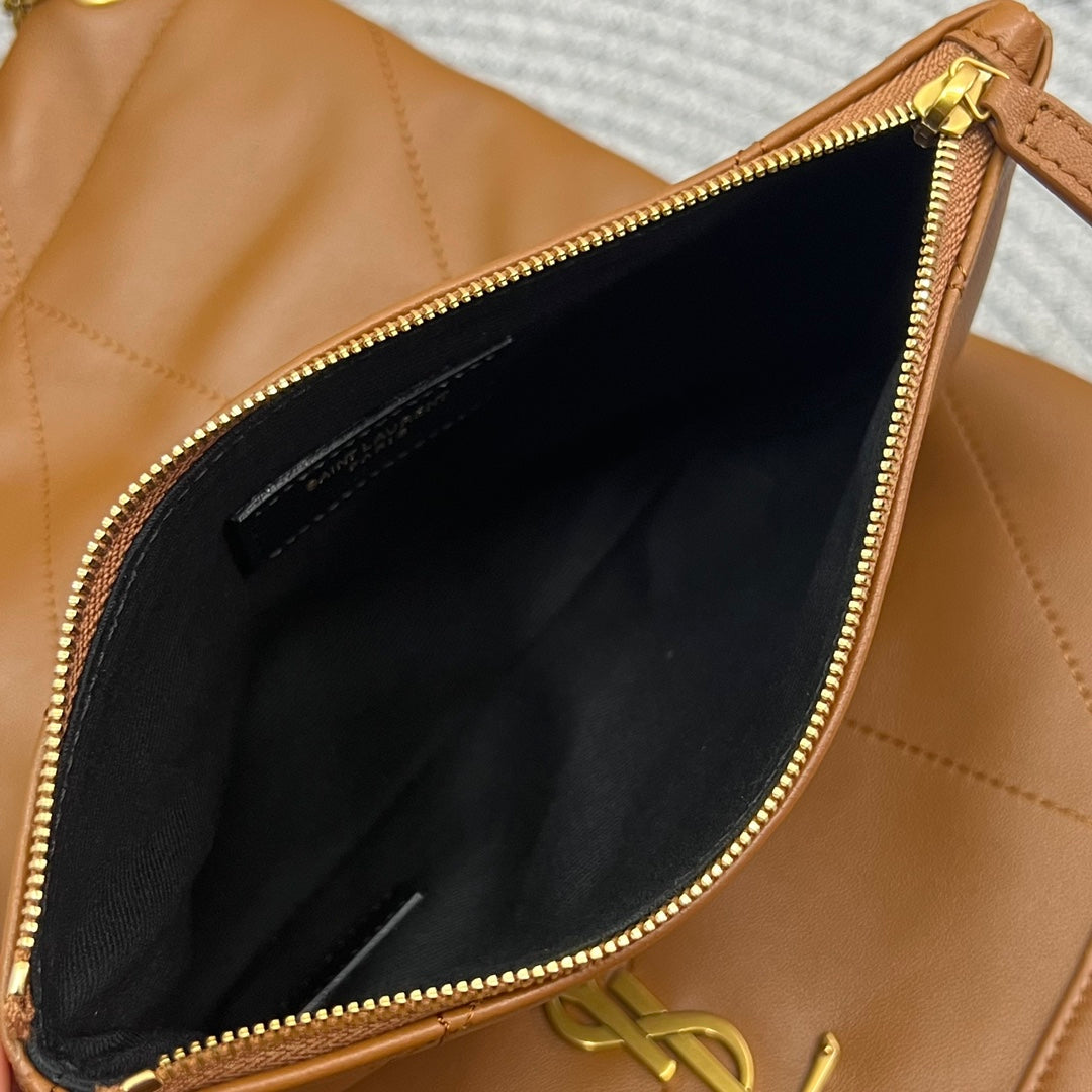 JAMIE POCHON 33 IN BRONZE BROWN LAMBSKIN GOLD HARDWARE mysite