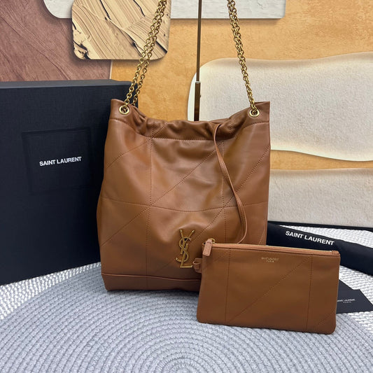 JAMIE POCHON 33 IN BRONZE BROWN LAMBSKIN GOLD HARDWARE mysite