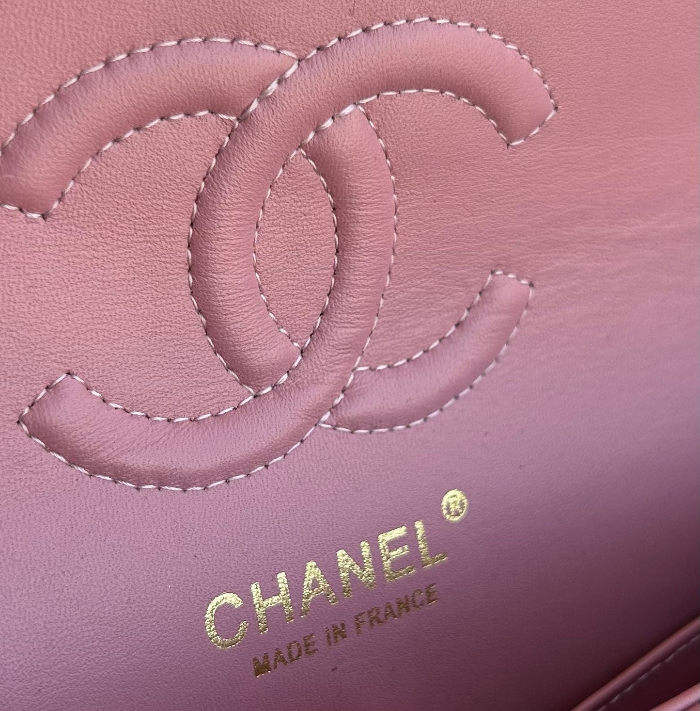 MEDIUM FLAP BAG 25 IN LIGHT PINK TWEED GOLD HARDWARE mysite