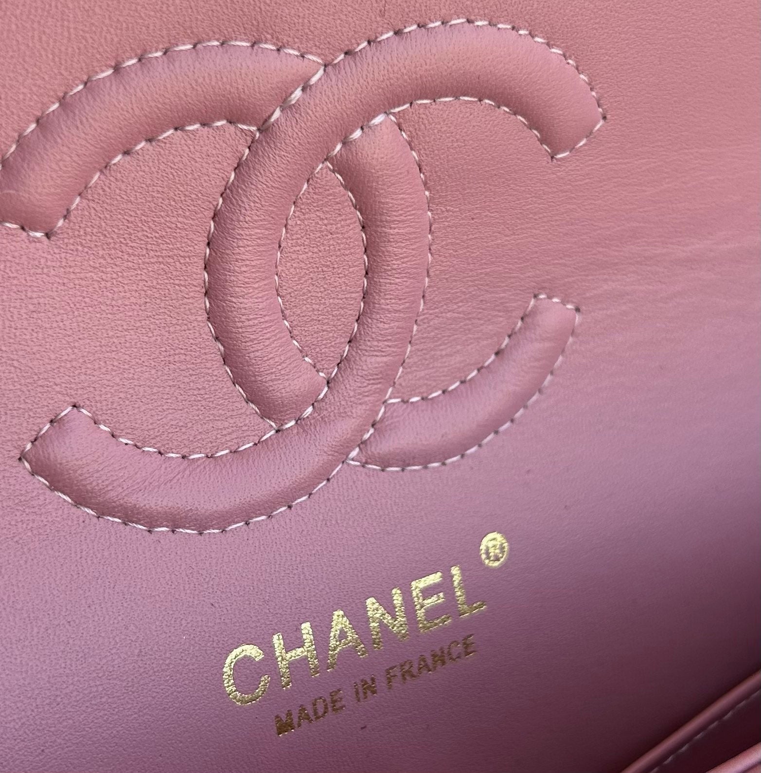 MEDIUM FLAP BAG 25 IN LIGHT PINK TWEED GOLD HARDWARE mysite