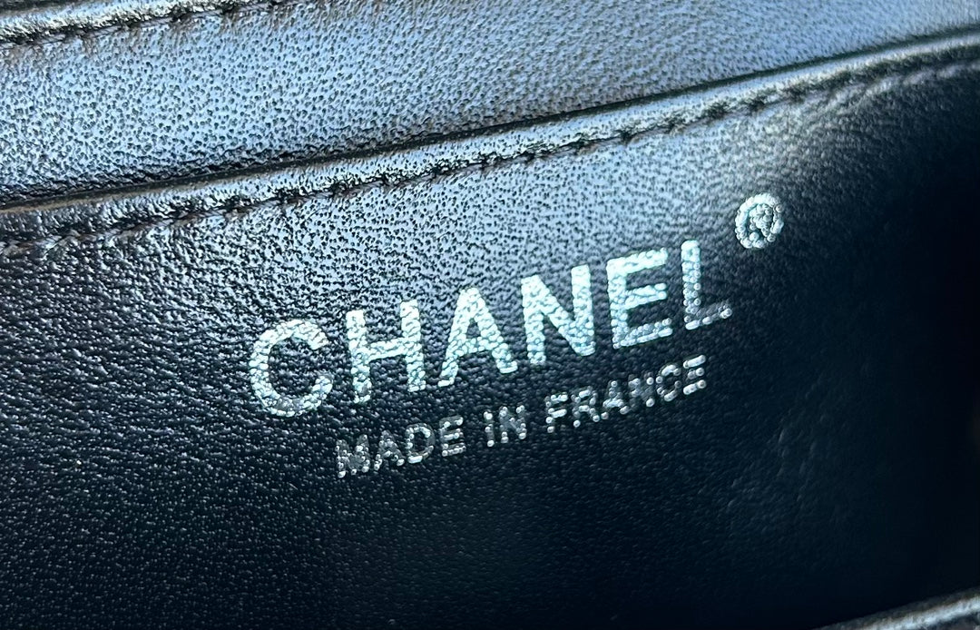 SMALL FLAP BAG 20 IN BLACK DENIM AND CALFSKIN LINING SILVER HARDWARE mysite