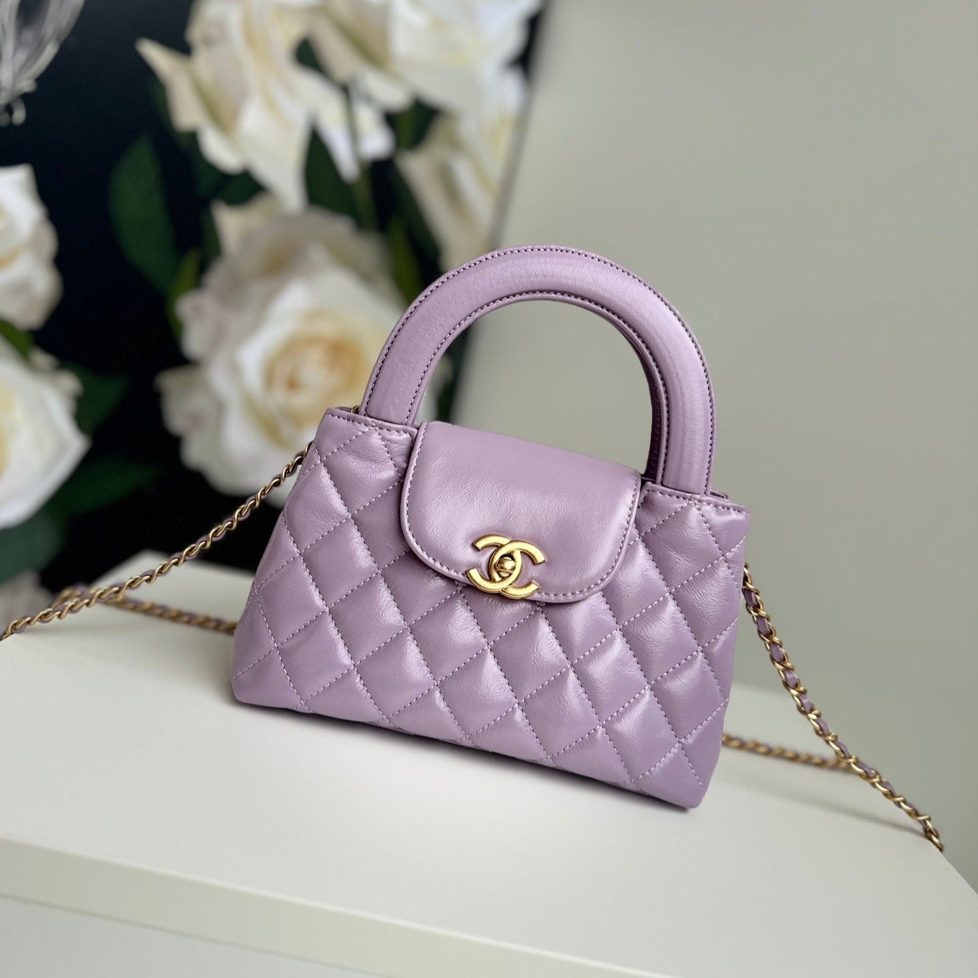 cc 24a nano 19cm kelly shopper bag violet lambskin mysite