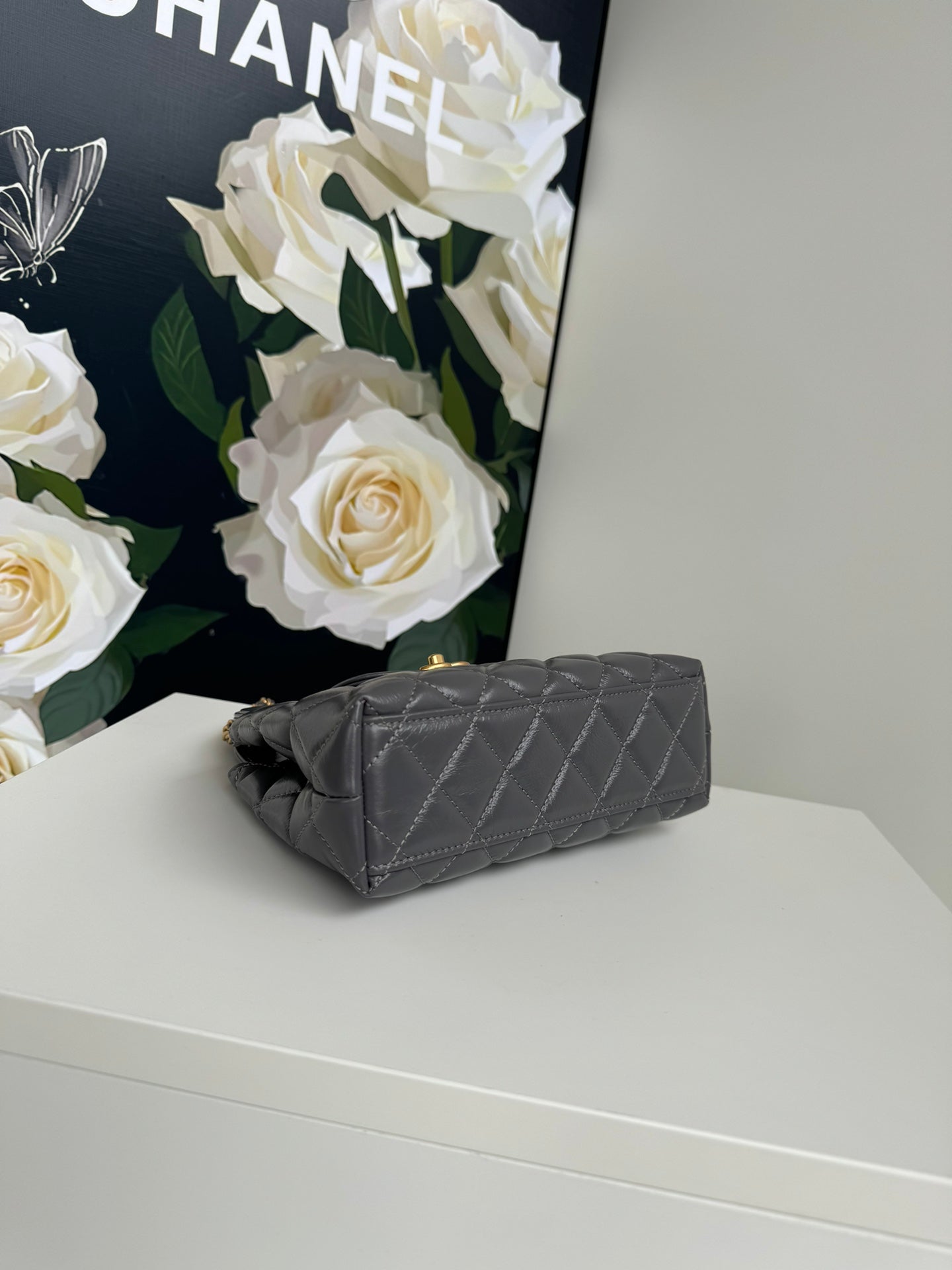 cc 24a nano 19cm kelly shopper bag smoke gray lambskin mysite