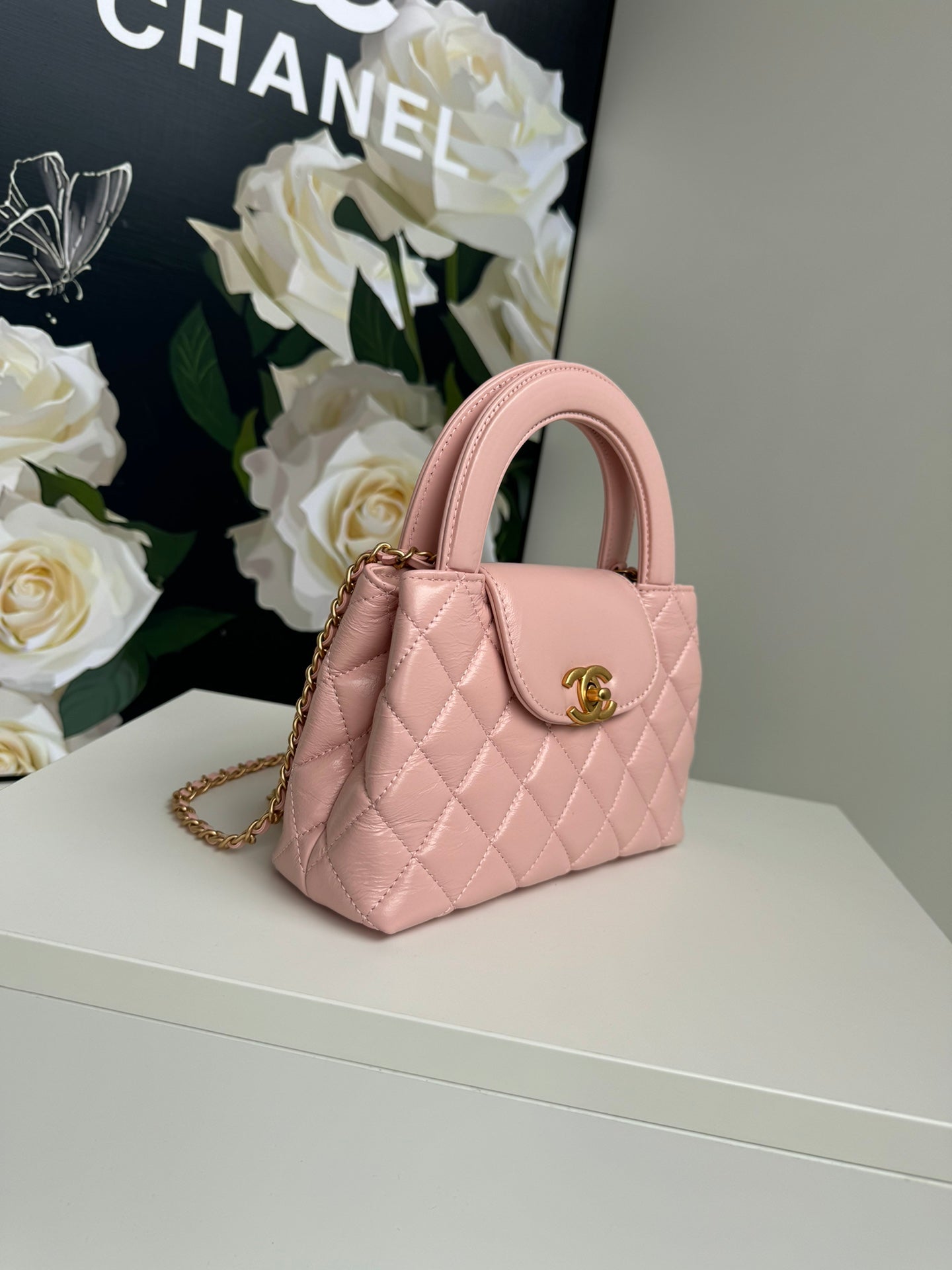 cc 24a nano 19cm kelly shopper bag pastel pink lambskin mysite