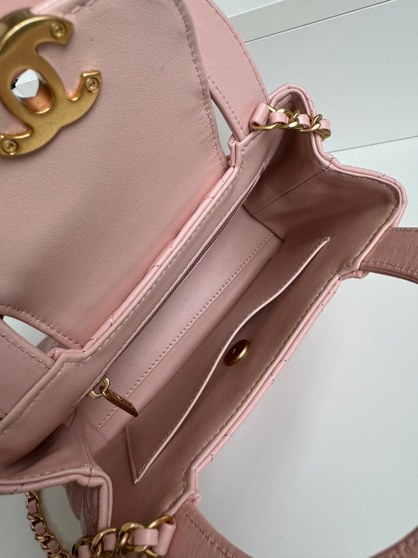 cc 24a nano 19cm kelly shopper bag pastel pink lambskin mysite