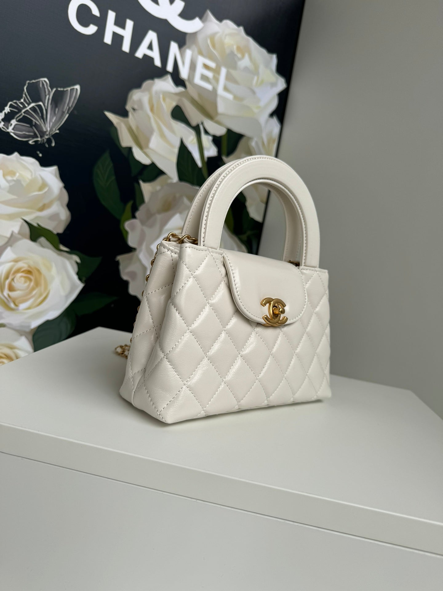 cc 24a nano 19cm kelly shopper bag pastel white lambskin mysite