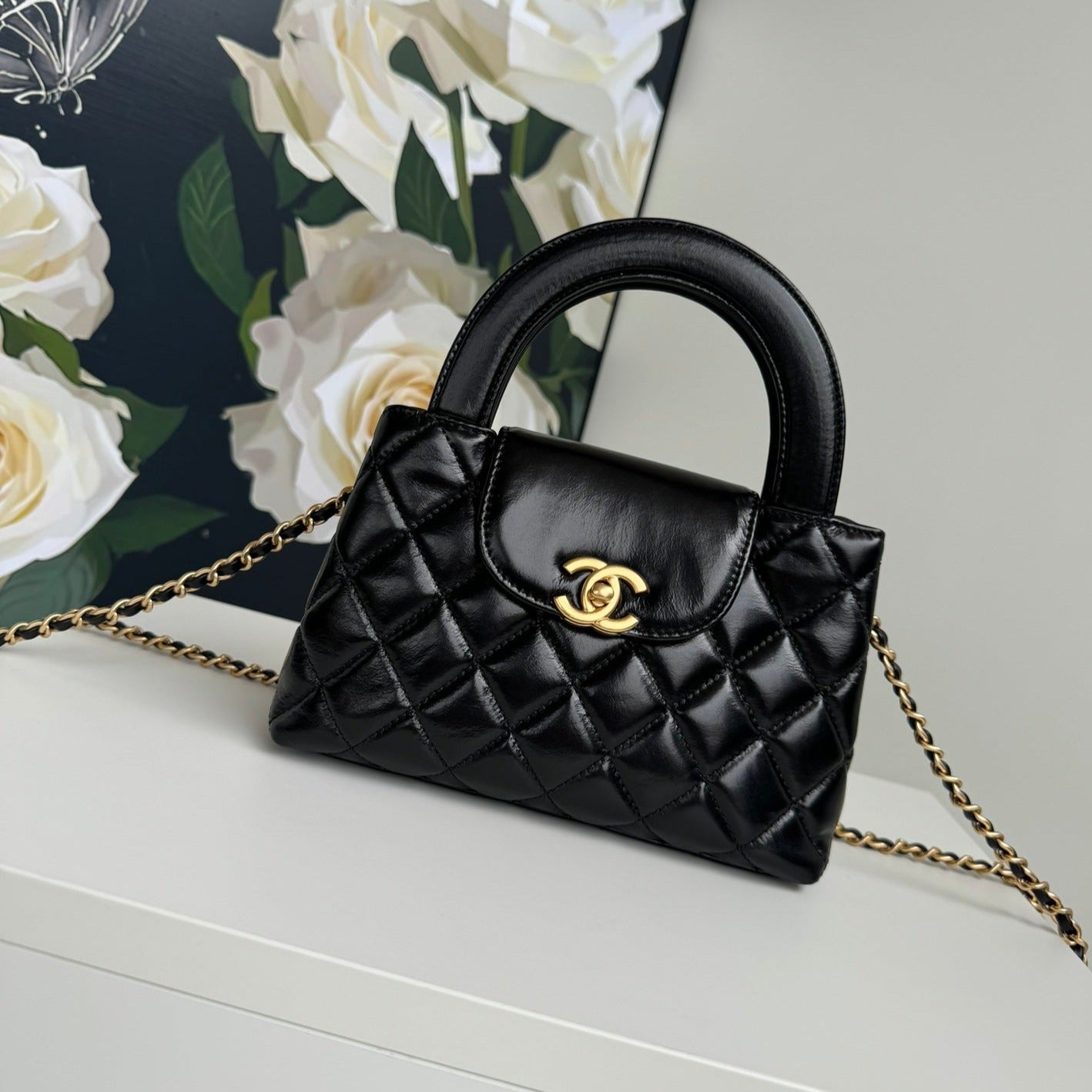 cc 24a nano 19cm kelly shopper bag black lambskin mysite