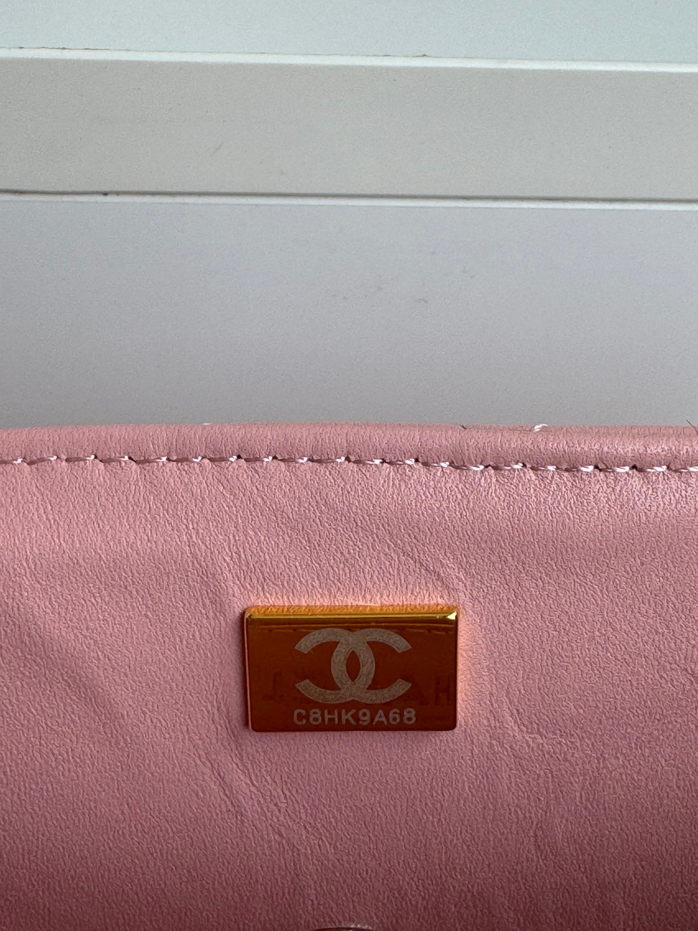 24c mini flap bag 20cm with top handle pink lambskin mysite