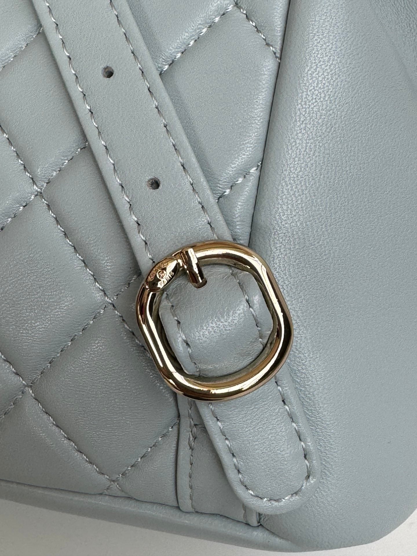 duma backpack 18cm turquoise blue lambskin light gold hardware mysite