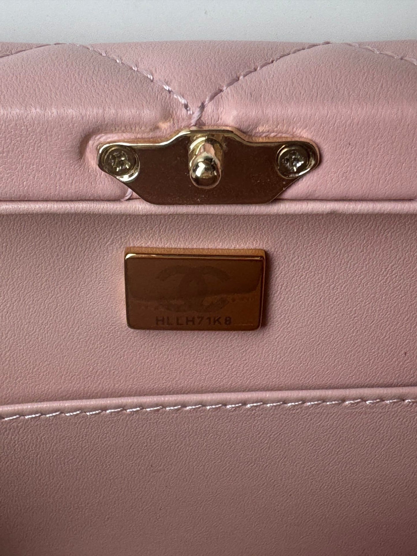 SMALL BOX BAG 18 IN BALLERINA PINK LAMBSKIN GOLD HARDWARE mysite