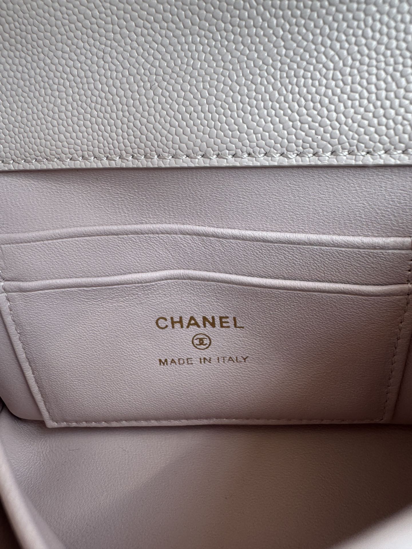 CC 24K Coco Handle Nano 14.5cm Light Pink Grained Calfskin Gold Hardware mysite