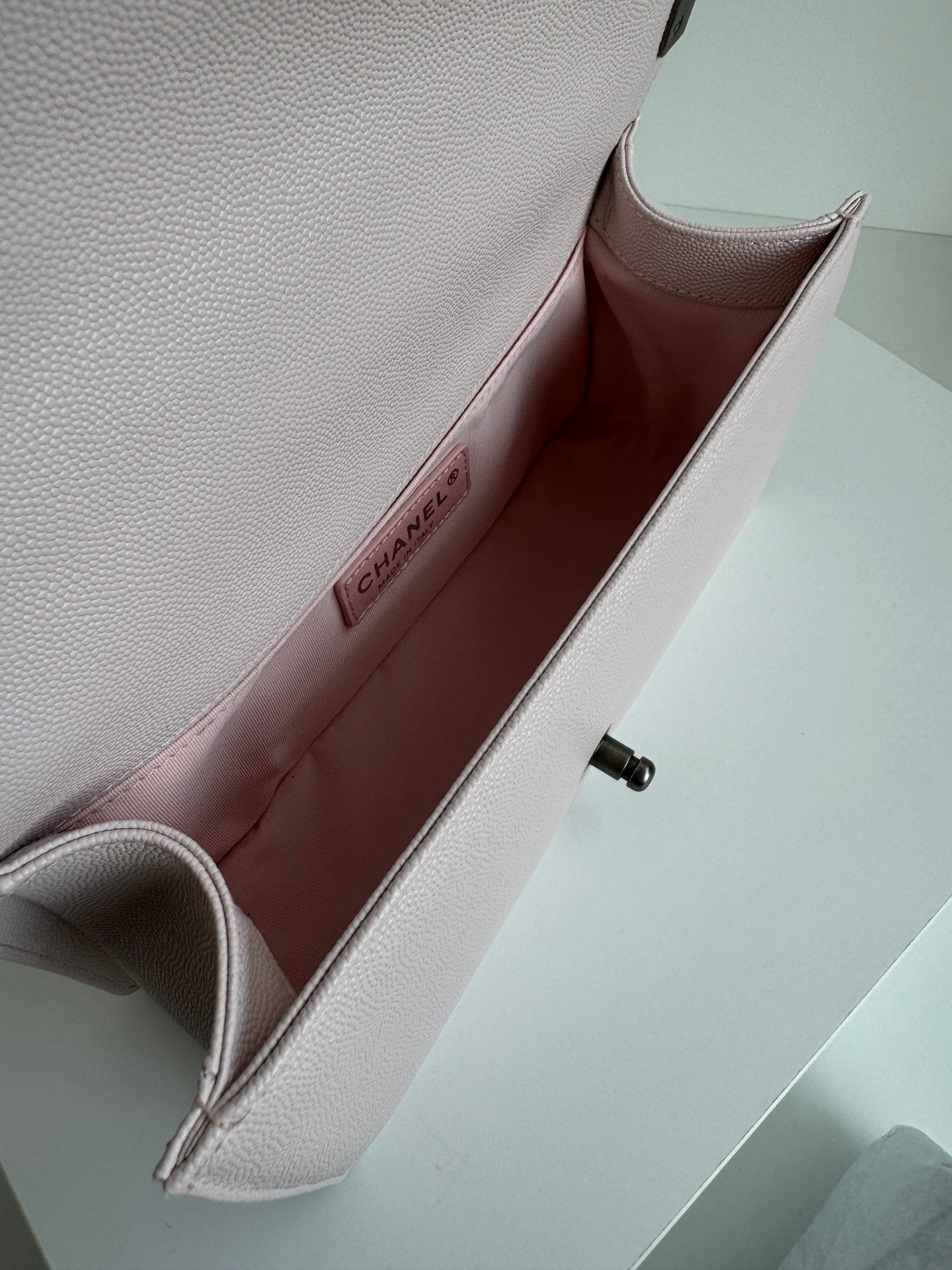 BOY BAG MEDIUM 25 IN PINK NUDE CALFSKIN mysite