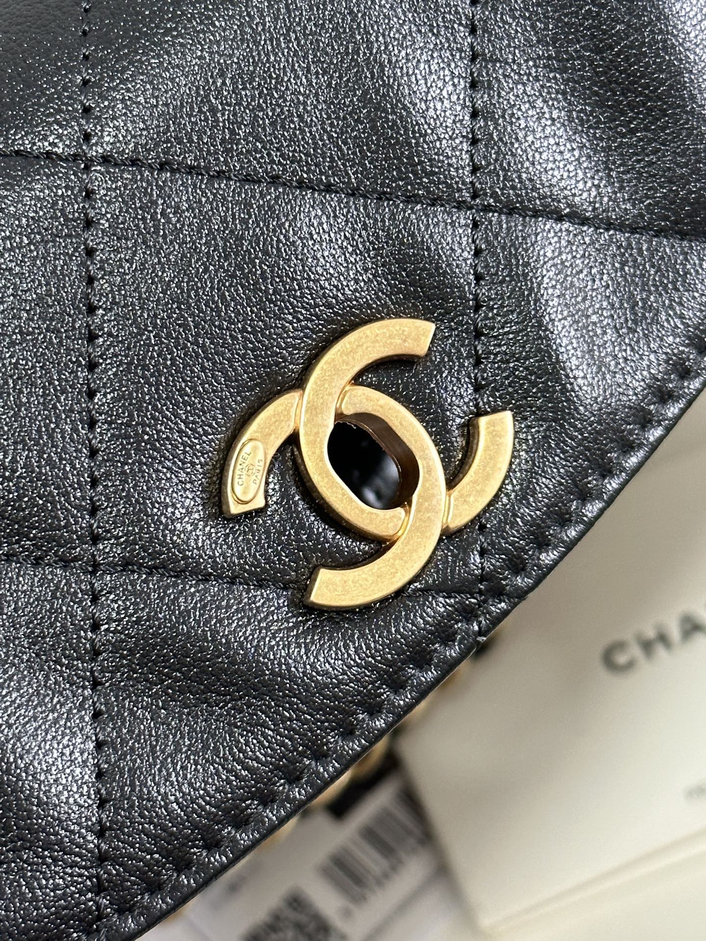 SMALL HIPPIE HOBO POSTMAN BAG 25 IN BLACK CALFSKIN GOLD HARDWARE mysite