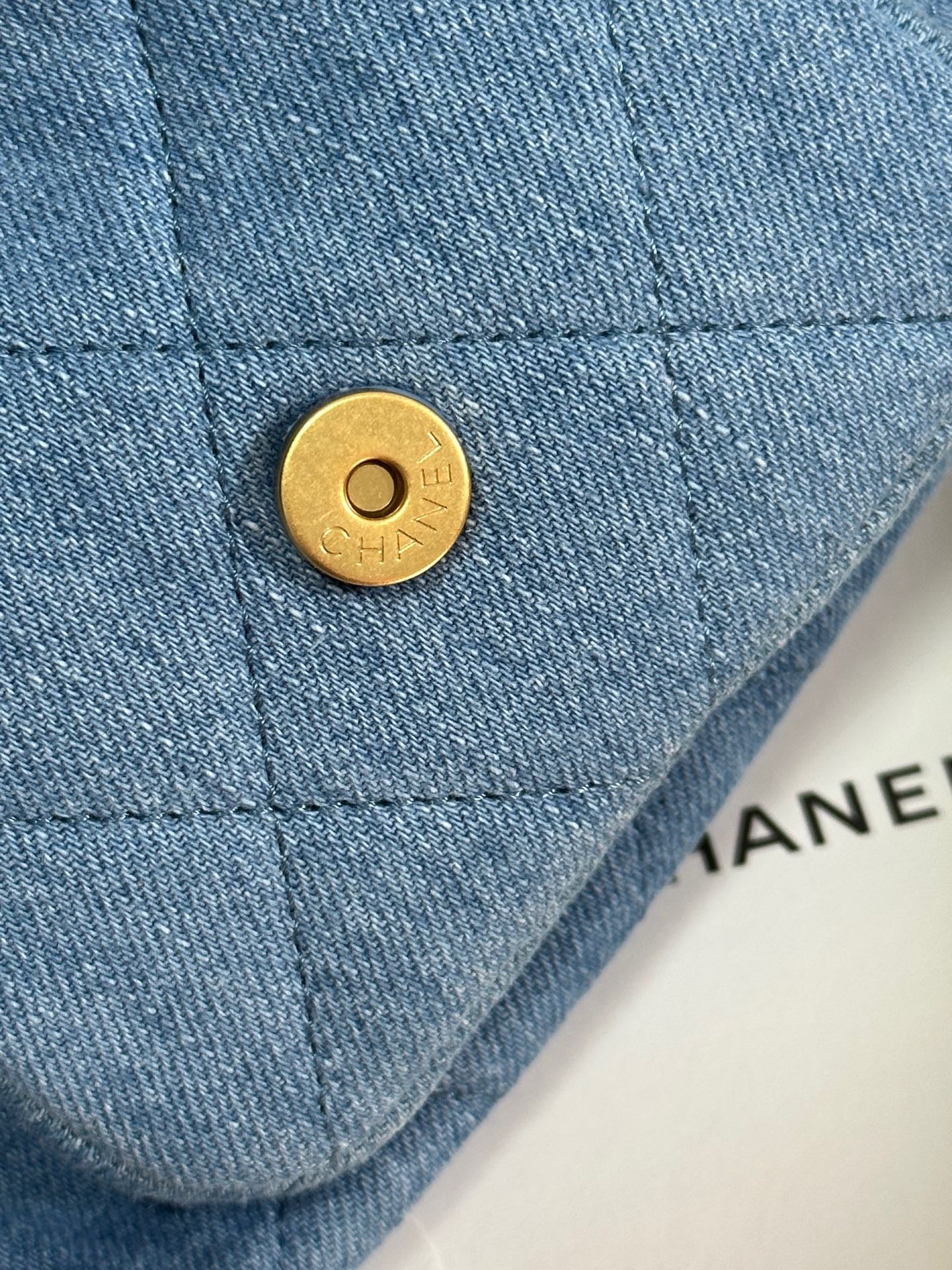 CC 25C Hobo 35cm Baby Blue Demin Gold Hardware 243567 mysite