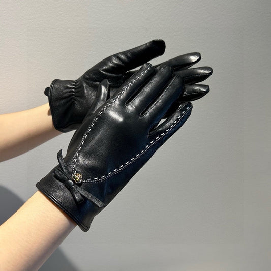 GLOVES IN BLACK LAMBSKIN 456336 mysite